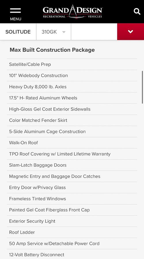 Used 2020 Grand Design Solitude GK310