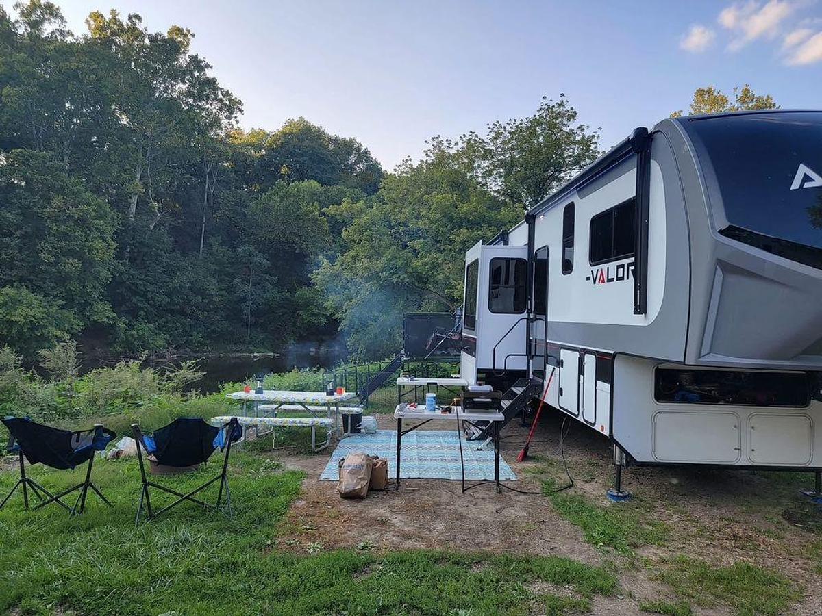 Used 2024 Alliance RV Valor 42V13 Luxury Fifth Wheel Toy Hauler