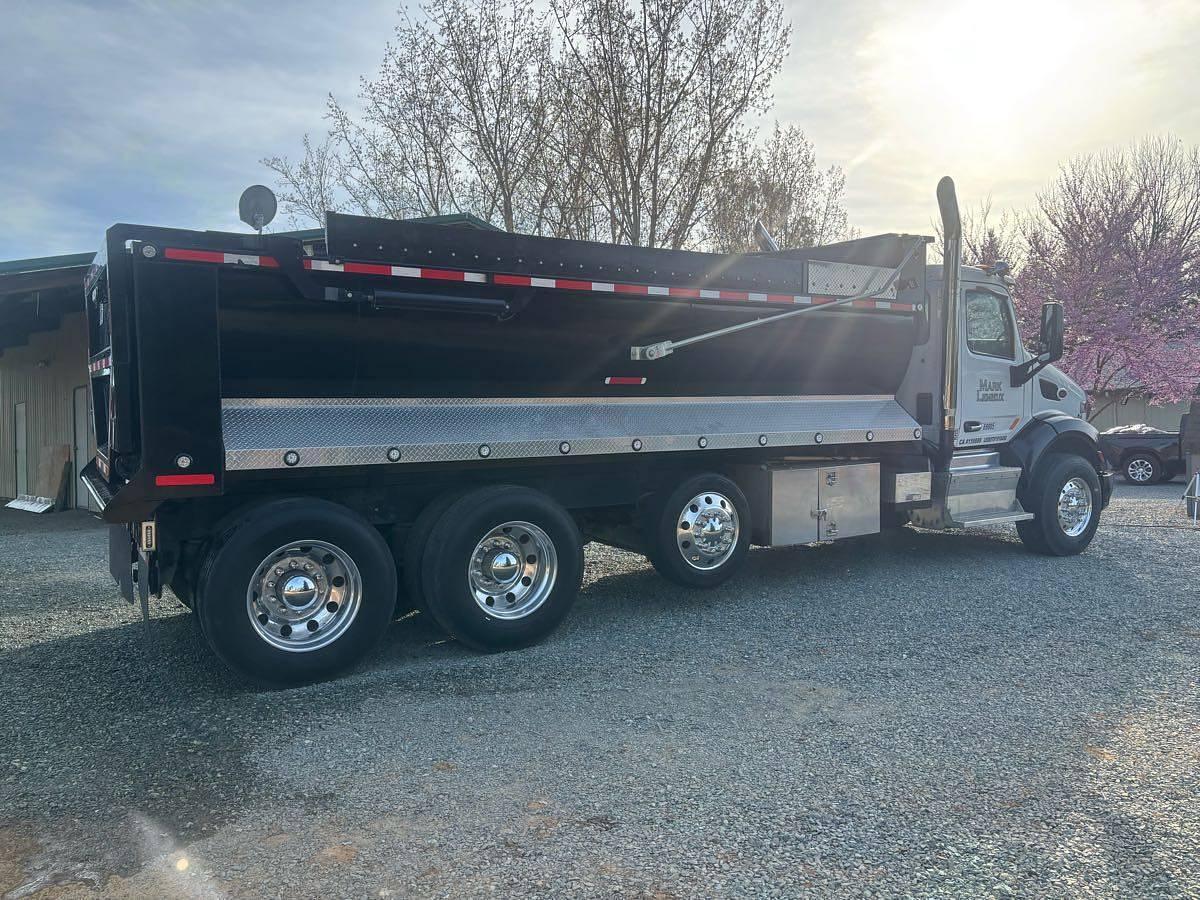 Used 2018 Peterbilt 579 Four Axle Dump Truck