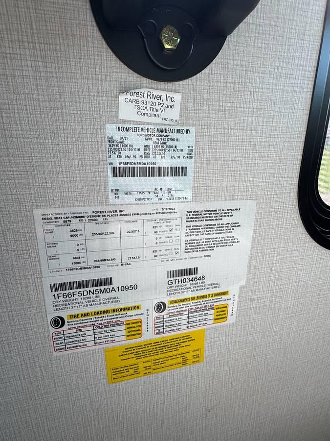 Used 2022 Forest River Georgetown GT5 M-34M