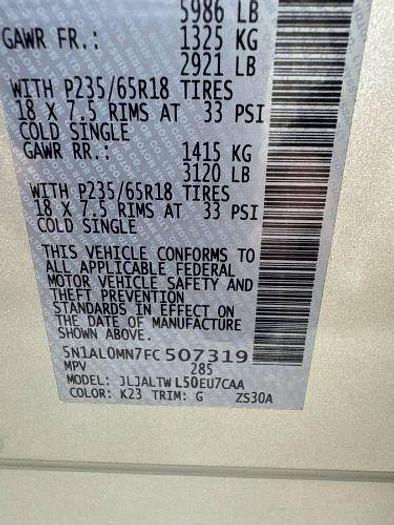 Used 2015 INFINITI QX60