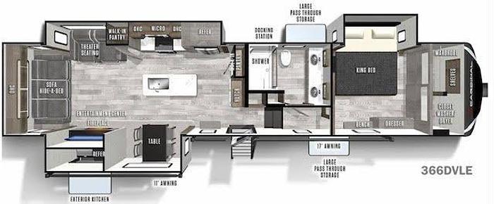 Used 2020 Forest River Cardinal Limited 3666DVLE