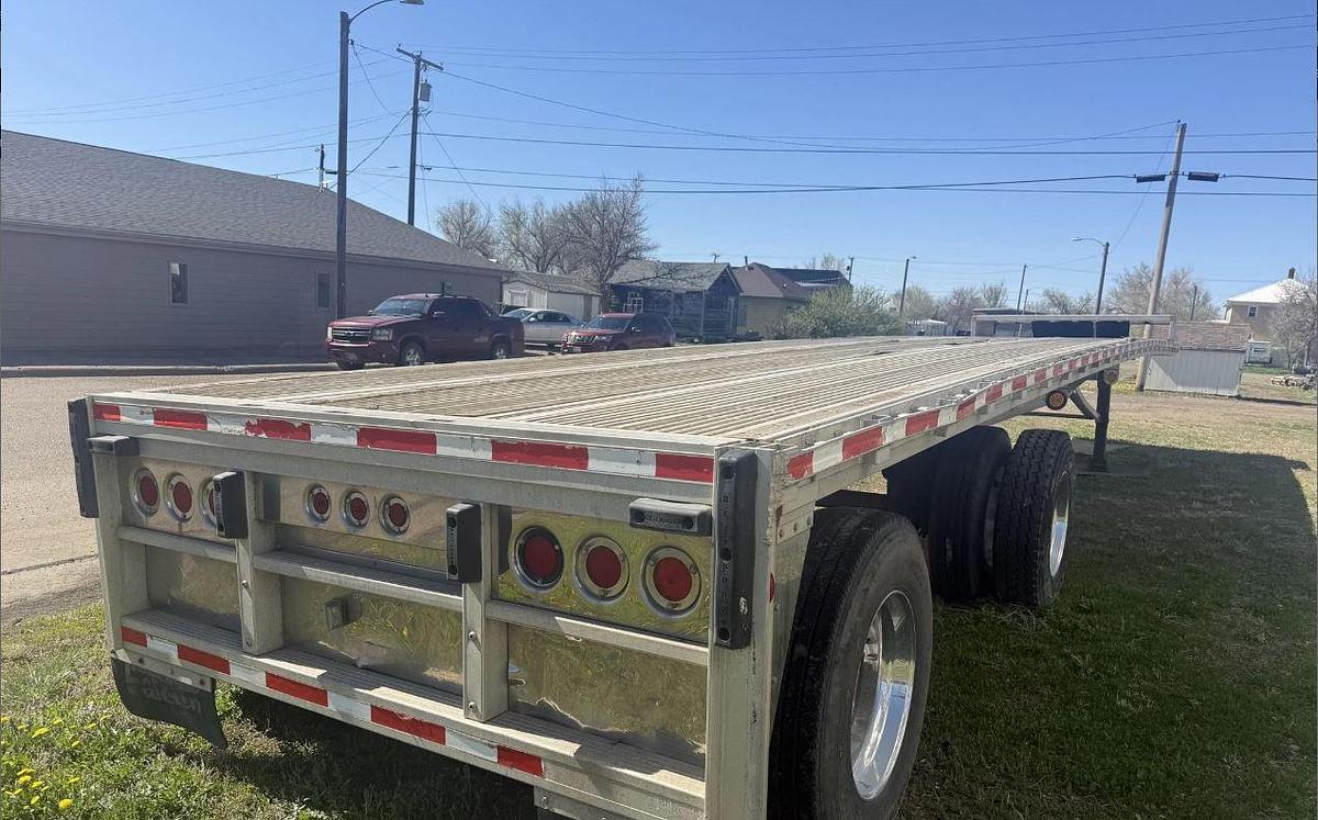 Used 2008 Reitnouer MaxMiser 48' x 102" Aluminum Flatbed Trailer