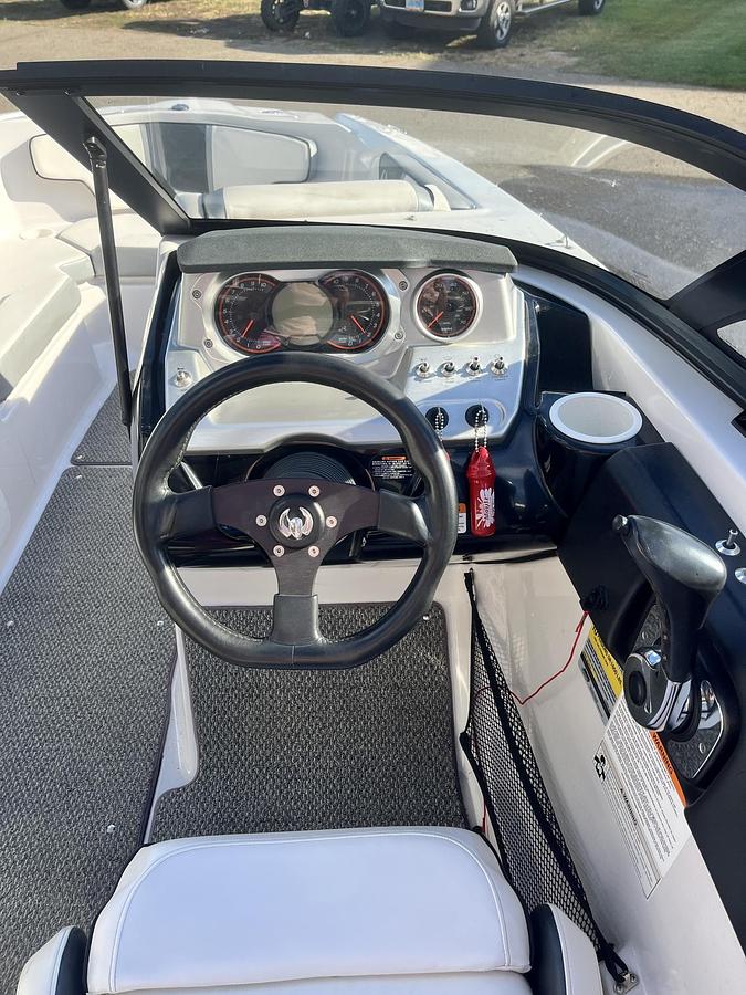 Used 2016 Scarab 215 Jet Boat with Monster Surf Tower and Bimini