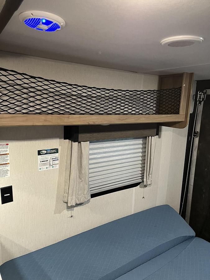 Used 2024 Forest River Cherokee Grey Wolf Black Label 22RRBL Travel Trailer Toy Hauler