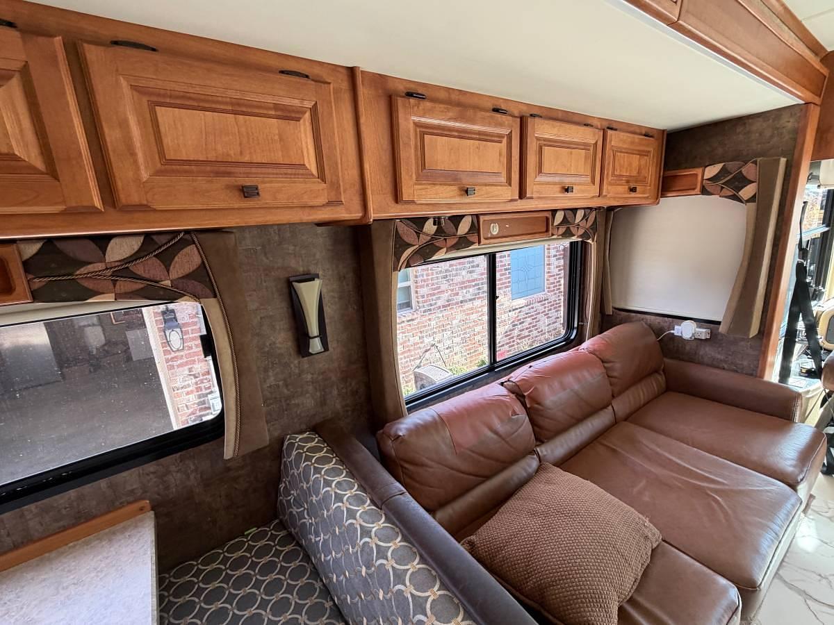 Used 2011 Tiffin Allegro Red Class C Motorhome w/ 2020 Jeep Wrangler Rubicon