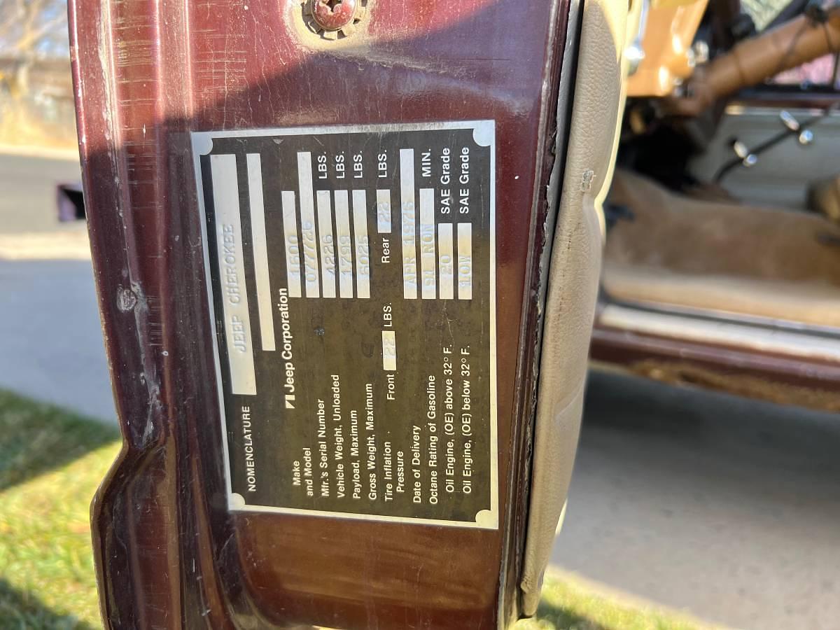 Used 1976 Jeep Cherokee