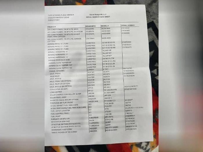 Used 2022 Grand Design Momentum M Class 395MS R