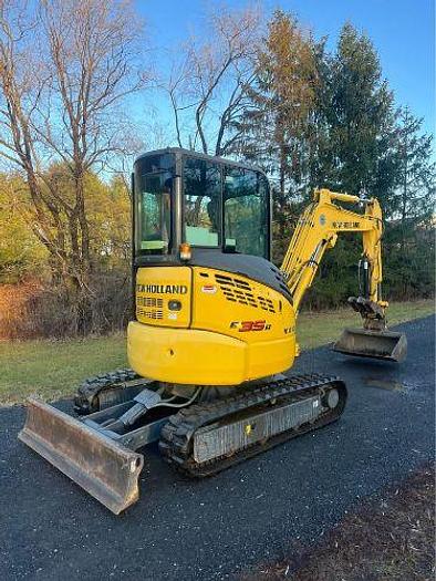 Used 2016 NEW HOLLAND E35B Mini Excavator