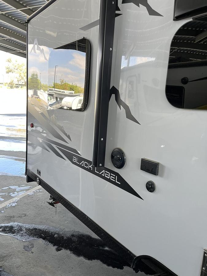 Used 2024 Forest River Cherokee Grey Wolf Black Label 22RRBL Travel Trailer Toy Hauler