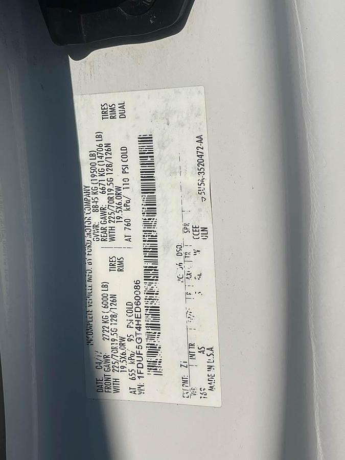 Used 2017 Ford F550 Long Flatbed Truck