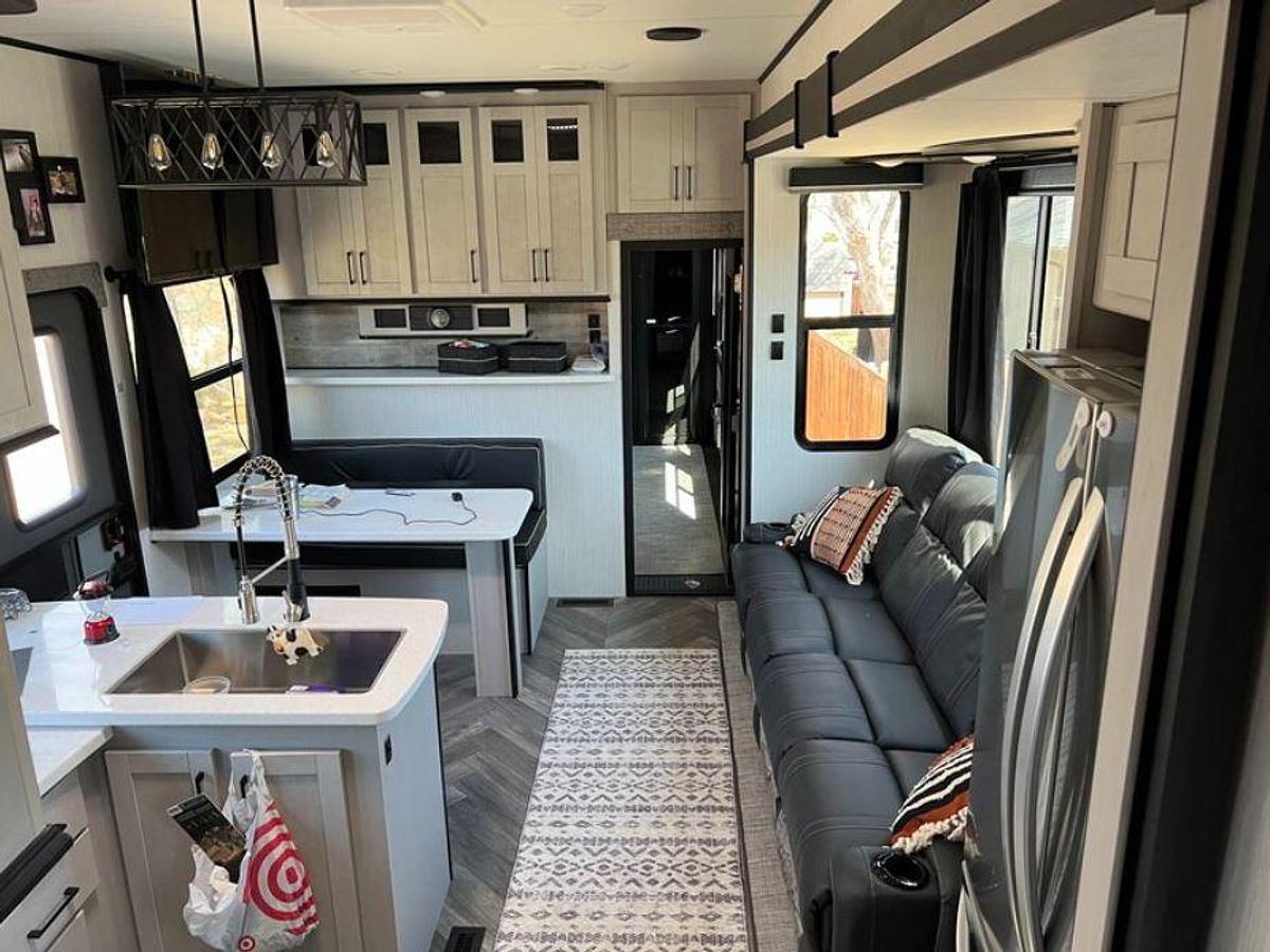 Used 2022 Heartland Cyclone 4007 Fifth Wheel Toy Hauler