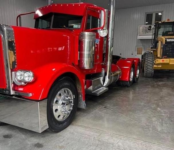 Used 1996 Peterbilt 379 EXHD with a 2003 Talbert Lowboy Trailer