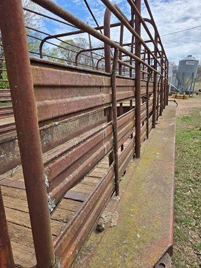 Used 1973 Gooseneck 20 ft Stock Trailer