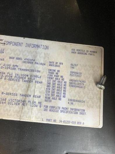 Used 2008 Western Star 4900FA