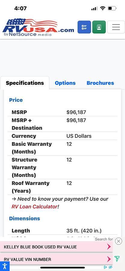 Used 2022 Forest River Sandpiper 321RL Luxury Fifth Wheel