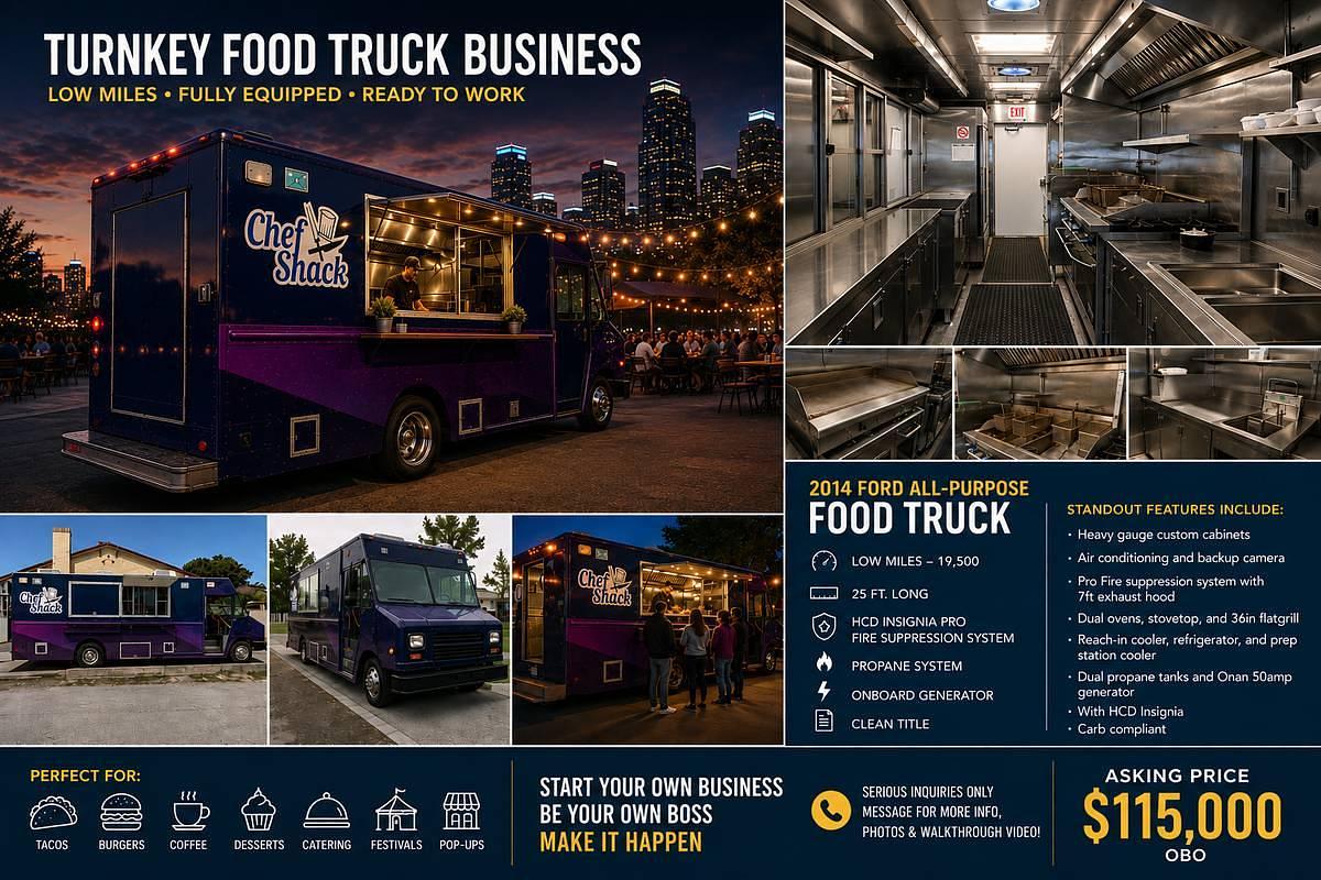Used 2014 Ford Food Truck