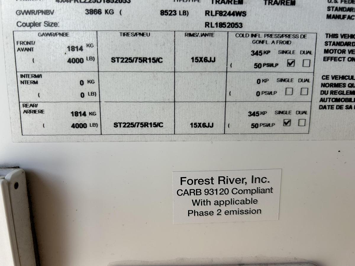 Used 2013 Forest River Rockwood Signature Ultra Lite 8244WS Fifth Wheel