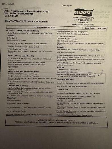 Used 2017 Newmar Mountain Aire 4553