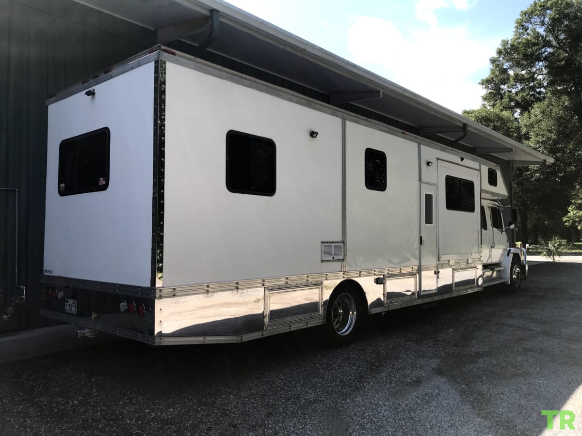 Used 1998 Freightliner FL80 Renegade Car Carrier | Cummins 405 HP | Allison Automatic | 5-Car Kaufman Hauler