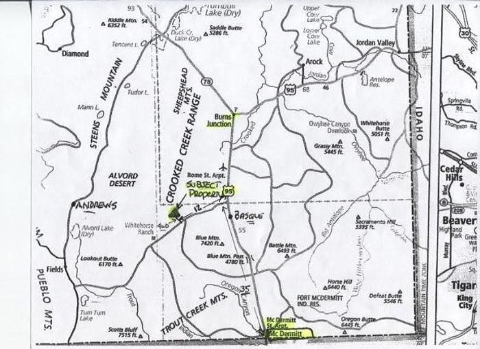 Used Unknown 100 Acres in Willow Creek Hot Springs, Fields, OR