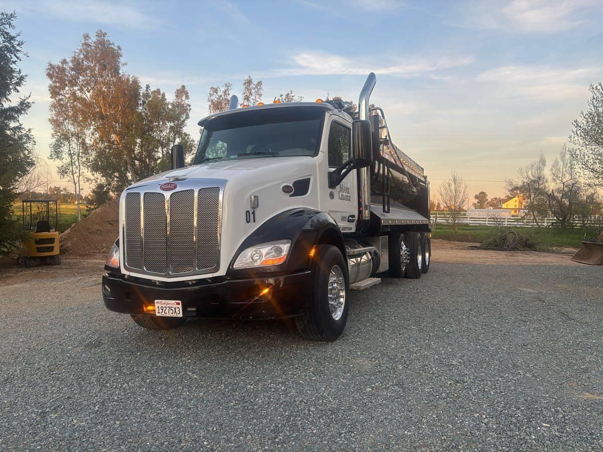 Used 2018 Peterbilt 579 Four Axle Dump Truck