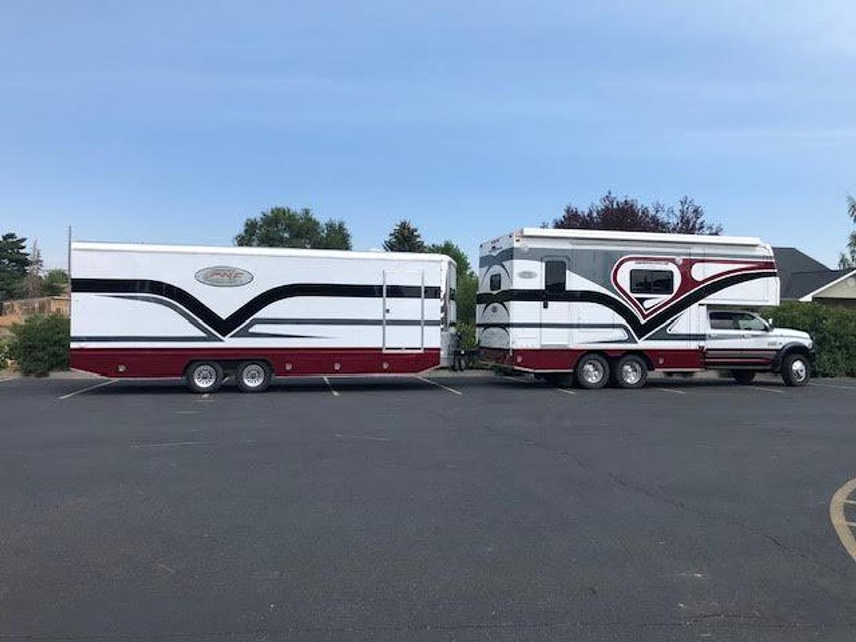 Used 2015 Dodge RAM with Camper and Trailer