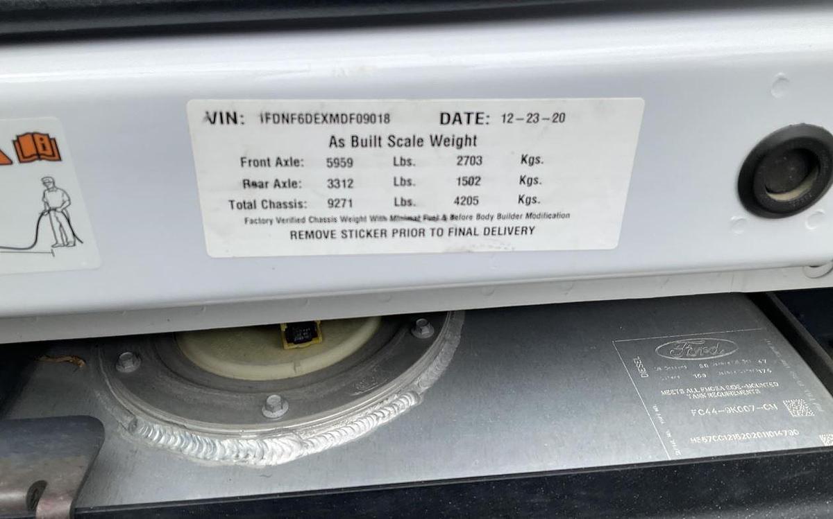 Used 2021 Ford F650 Dump Truck