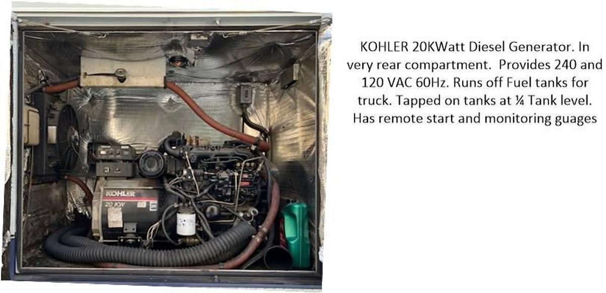 Used 2015 Kenworth T370 Truck with Box & Generator