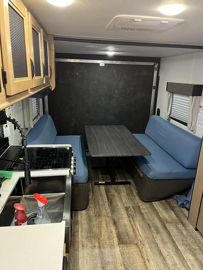 Used 2024 Forest River Cherokee Grey Wolf Black Label 22RRBL Travel Trailer Toy Hauler