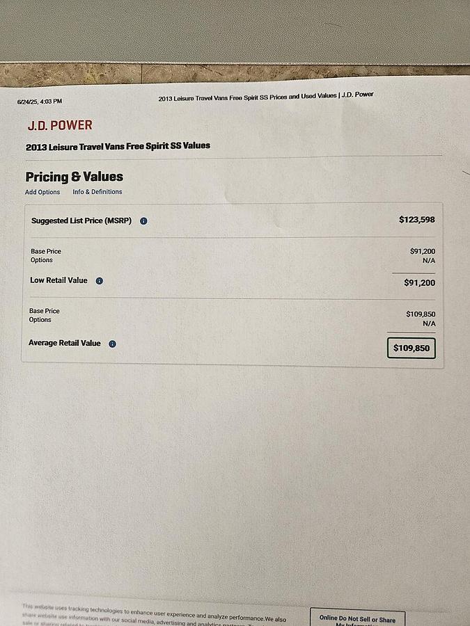 Used 2013 Leisure Travel Van Free Spirit SS