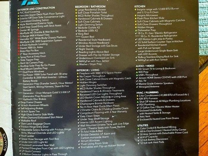 Used 2021 Alliance RV Paradigm 370FB