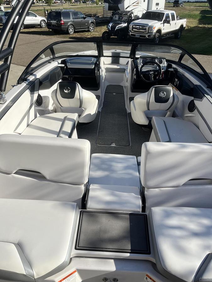 Used 2016 Scarab 215 Jet Boat with Monster Surf Tower and Bimini