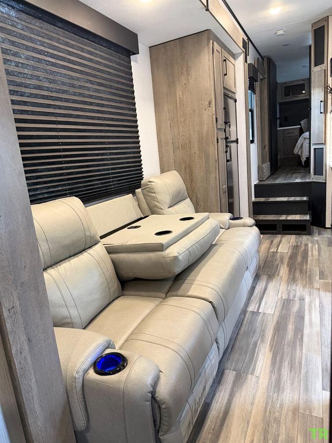 Used 2021 Heartland Gravity 3610 Fifth-Wheel Toy Hauler