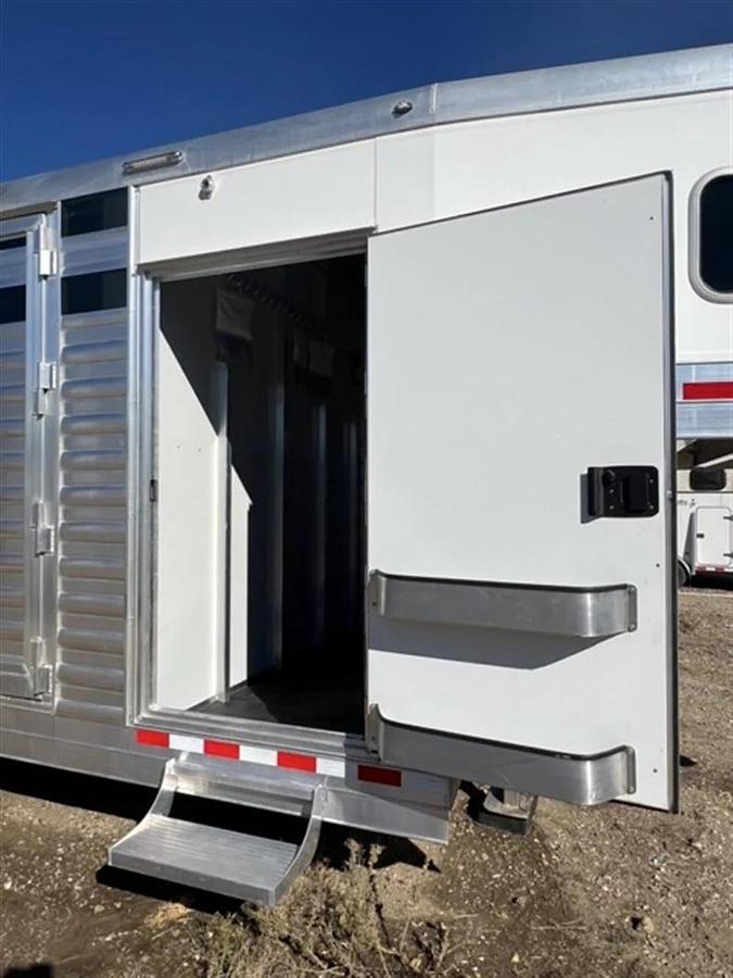 Used 2023 4 Star Polo Aluminum Horse Trailer