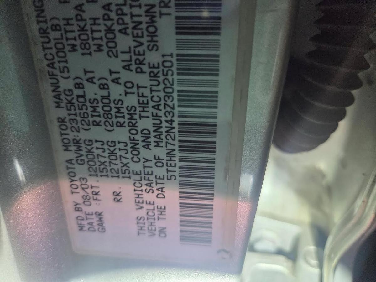 Used 2003 Toyota Tacoma Double Cab V6 4WD