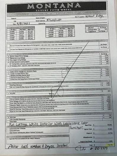 Used 2021 Keystone Montana Legacy 3791RD