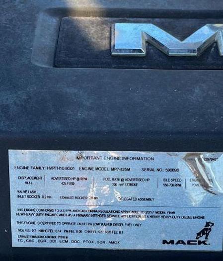 Used 2018 MACK GRANITE GU813