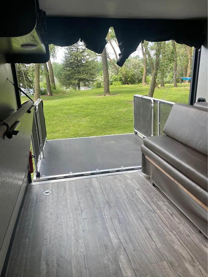 Used 2019 Forest River Cherokee Gray Wolf 26RR Patriot Edition Travel Trailer Toy Hauler