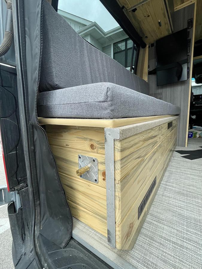 Used 2023 Mercedes-Benz Sprinter 144" Wheelbase High-Roof Complete Custom Built By Colorado Camper Van