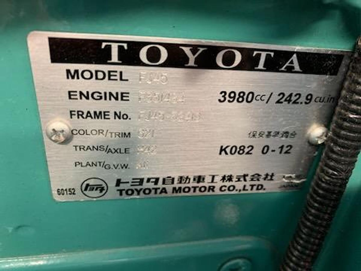 Used 1971 Toyota FJ Cruiser