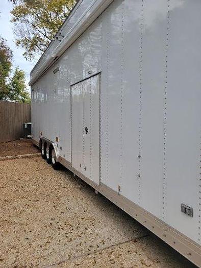 Used 2015 Motorsports Aluminum 3 Car Trailer