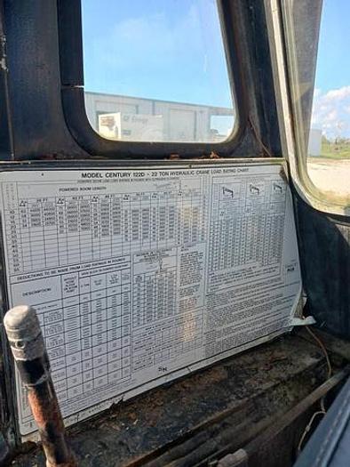 Used 1995 P&H 122D (22 Ton) 62FT Boom Rough Terrain Crane