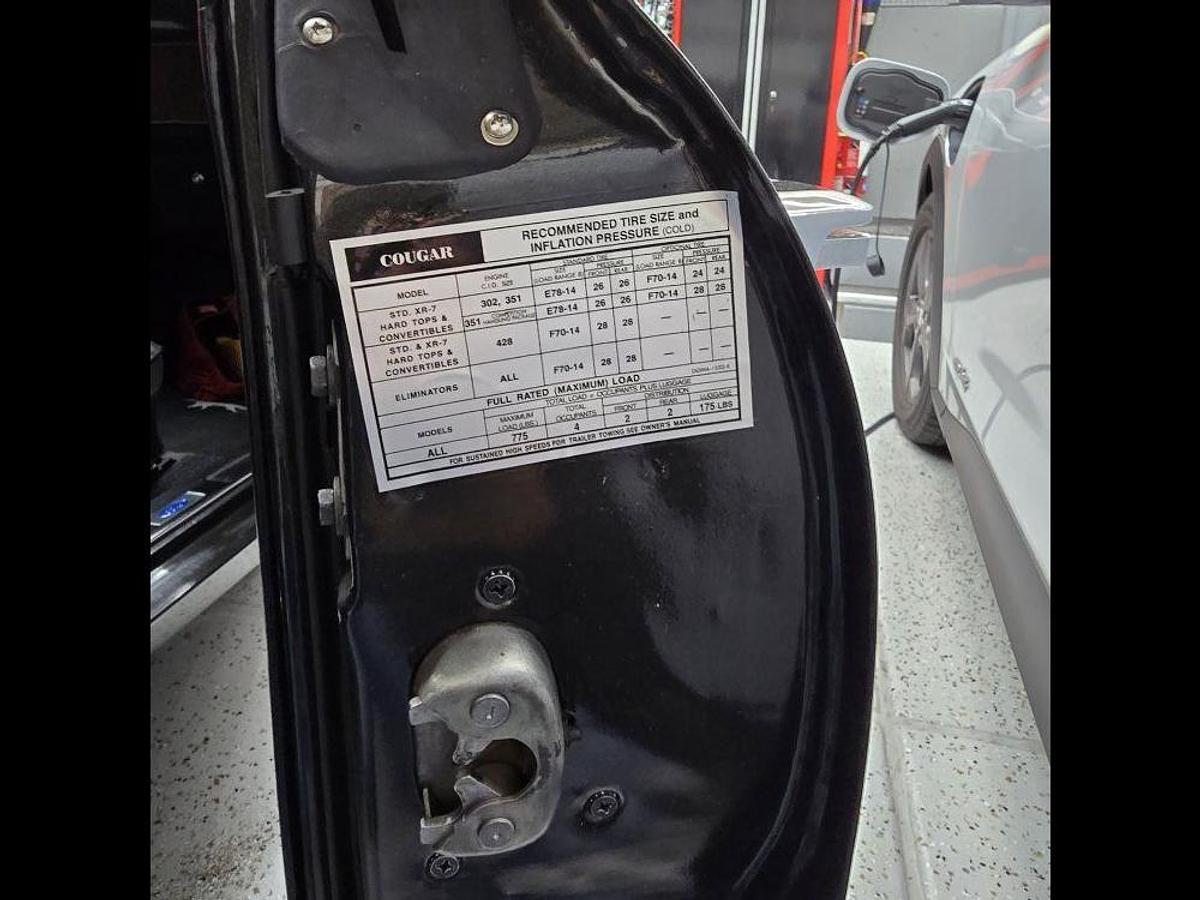 Used 1970 Mercury Cougar