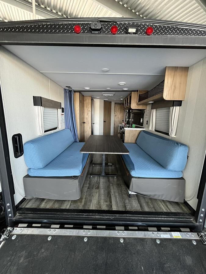 Used 2024 Forest River Cherokee Grey Wolf Black Label 22RRBL Travel Trailer Toy Hauler