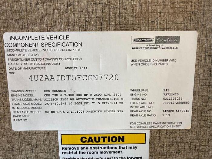 Used 2015 Fleetwood Excursion 35B