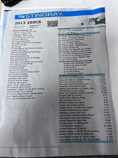 Used 2013 Stingray CS250