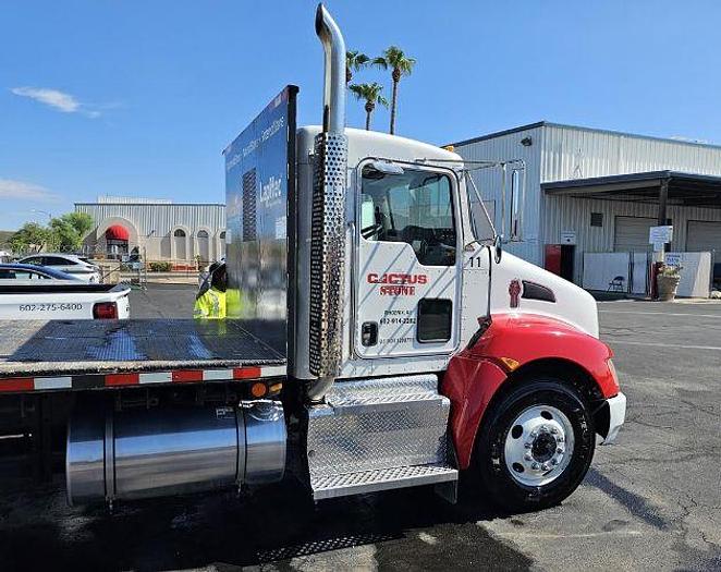 Used 2017 Palfinger PK15500 Crane Mounted on a 2017 Kenworth T370