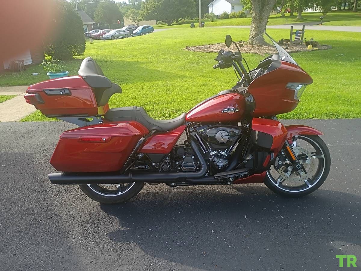 Used 2025 Harley-Davidson Road Glide FLTRX Full Dresser | Whiskey Firestorm | 117 Milwaukee-Eight | Only 5,640 Miles