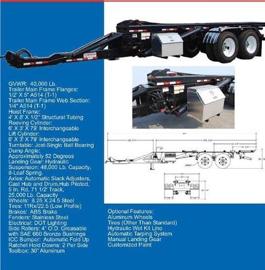 Used 2023 Dragon Pup Roll-Off Trailer